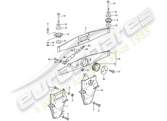 a part diagram from the porsche 911 parts catalogue