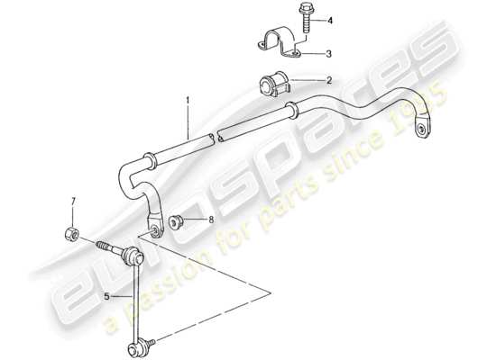 a part diagram from the porsche boxster 986 (1997) parts catalogue