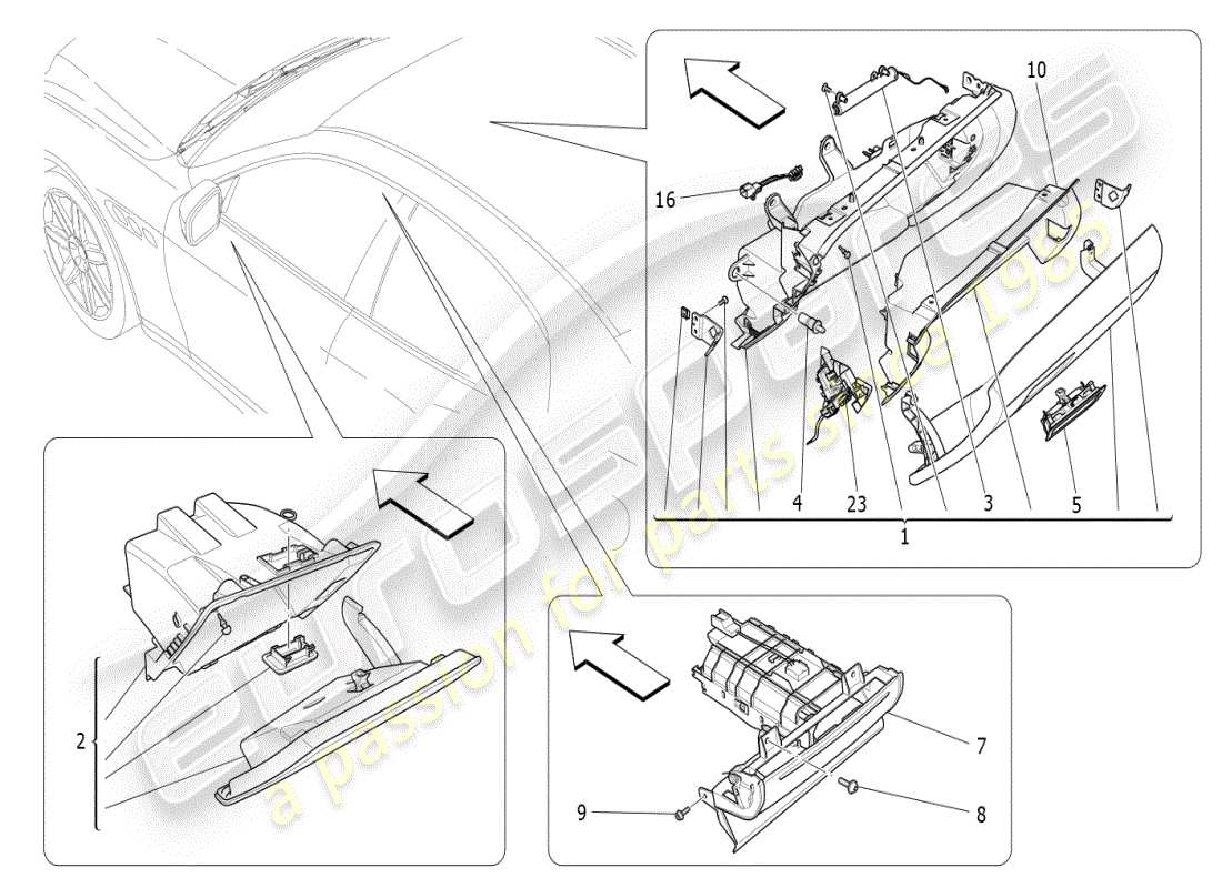 part diagram containing part number 670165419