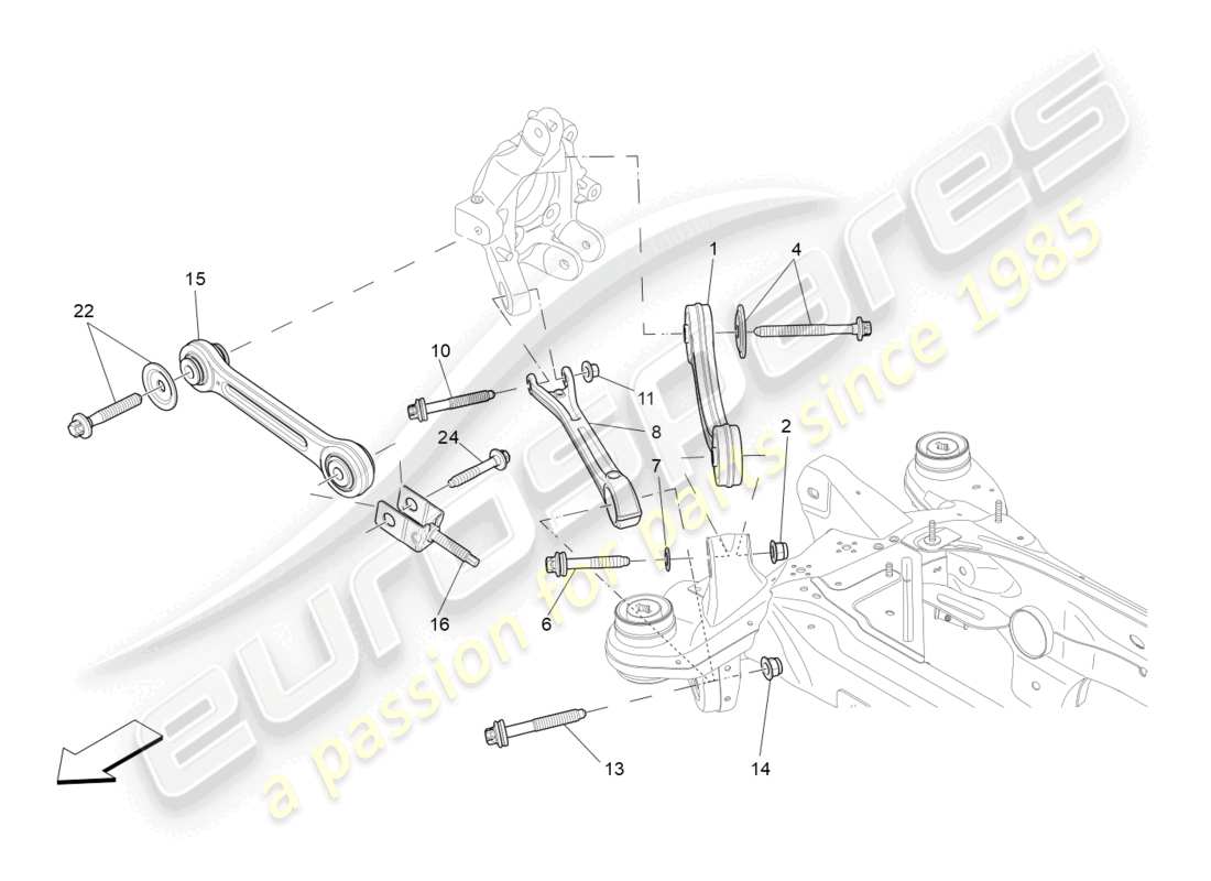 a part diagram from the maserati levante (2017) parts catalogue