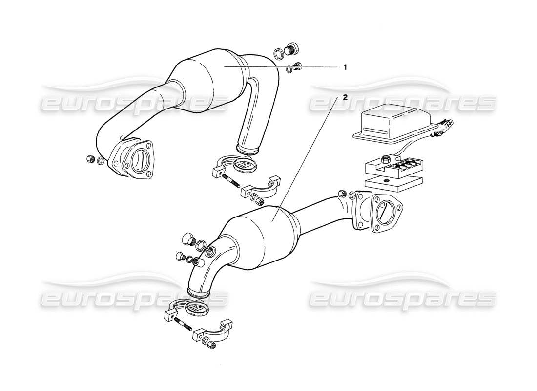 a part diagram from the lamborghini diablo 6.0 (2001) parts catalogue
