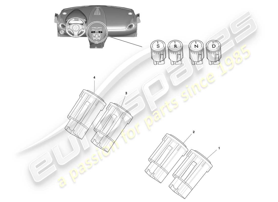 part diagram containing part number ay93-7a217-aa