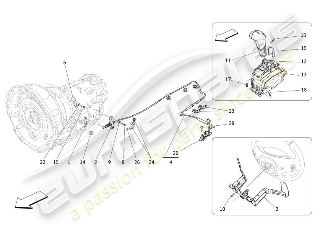 a part diagram from the maserati levante (2018) parts catalogue