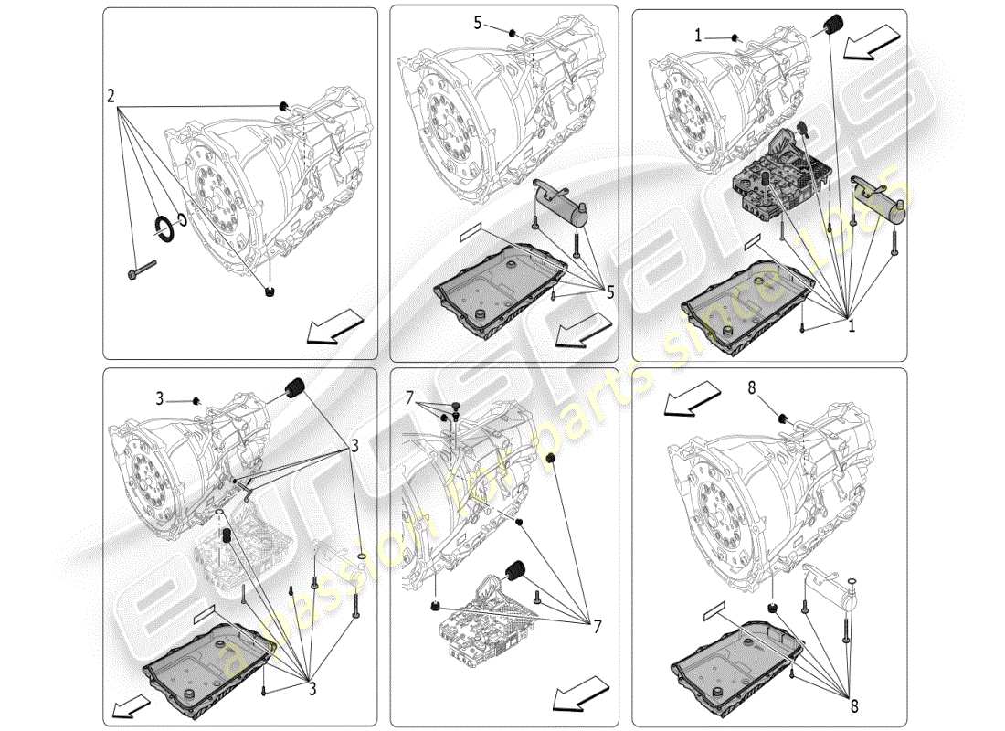 a part diagram from the maserati grecale parts catalogue