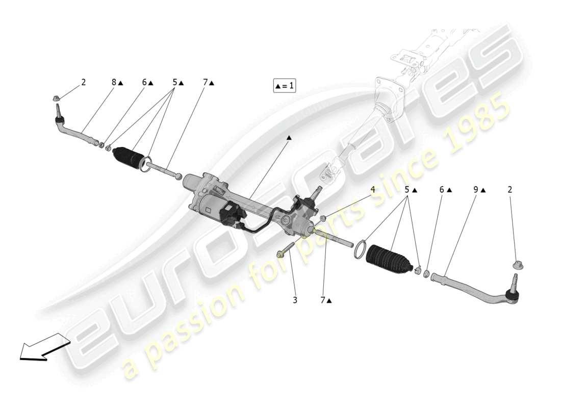 a part diagram from the maserati mc20 parts catalogue