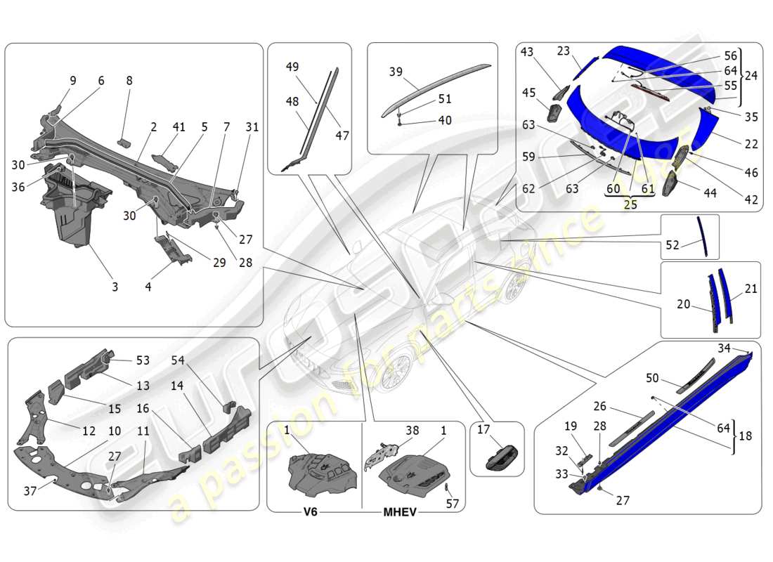 part diagram containing part number 675000058