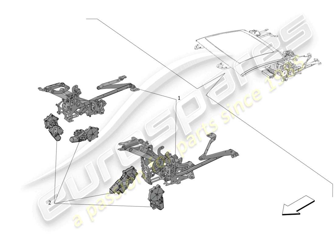 a part diagram from the maserati mc20 parts catalogue