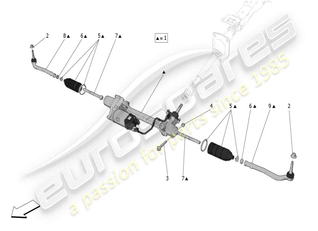 VIEW PARTS DIAGRAMS FROM THE MASERATI MC20 PARTS CATALOGUE a part diagram from the maserati mc20 parts catalogue