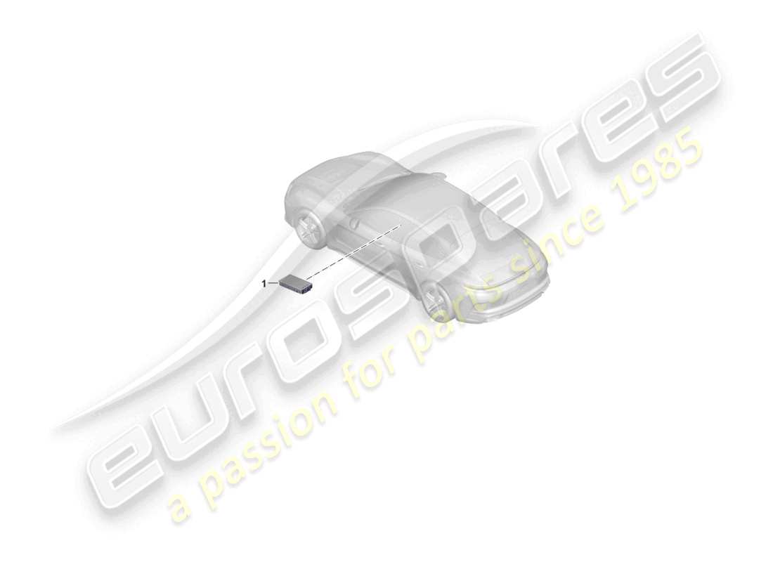 porsche 2025 (taycan 9j1-2) induction charger for mobile phone parts diagram