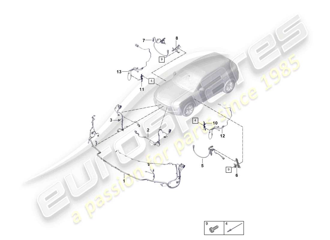 part diagram containing part number 9y0971004