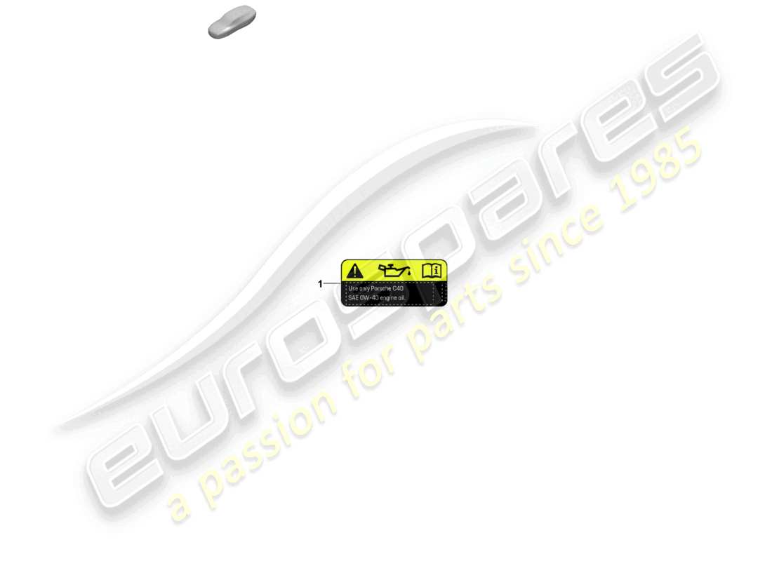 porsche 2021 (panamera 971-2) sticker engine oil part diagram
