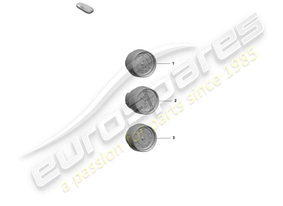 a part diagram from the porsche taycan parts catalogue