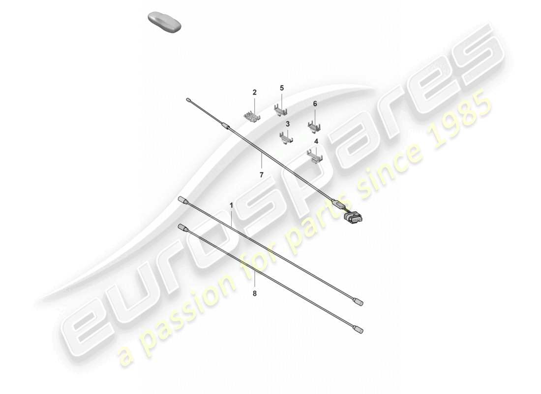 a part diagram from the porsche 2021 (panamera 971-2) parts catalogue