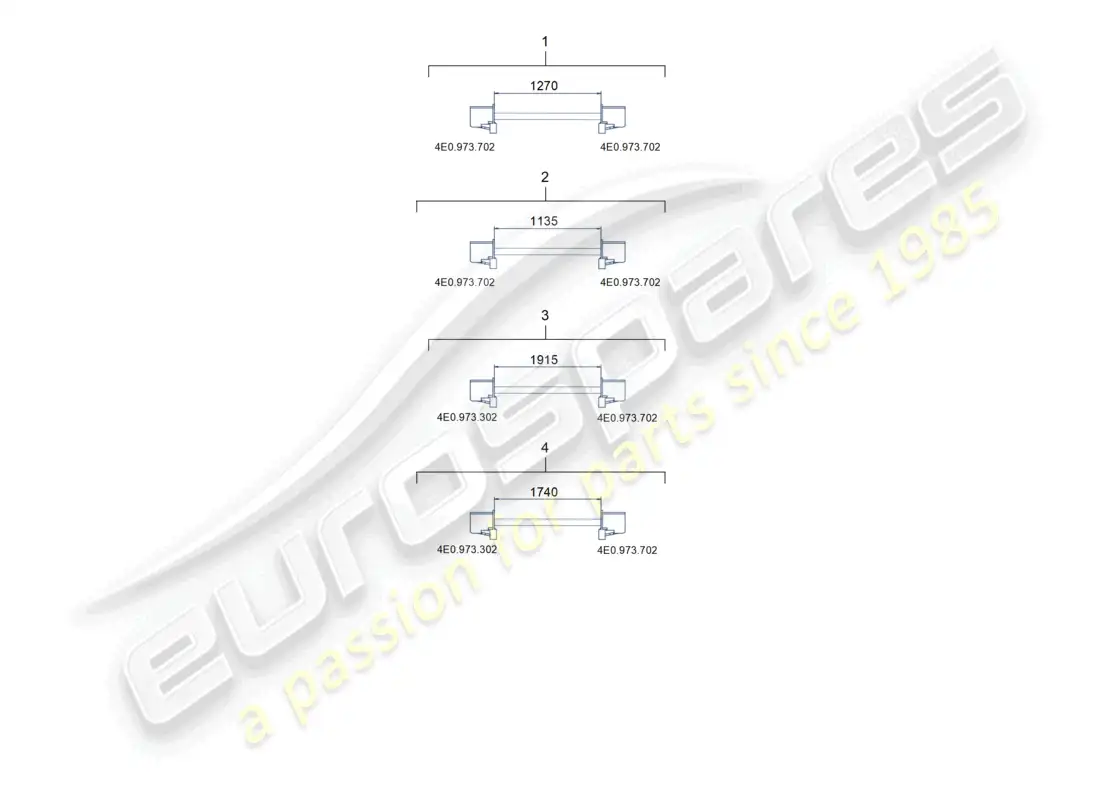 porsche 2014 (macan) single wire connecting line fibre optic wave conductor parts diagram