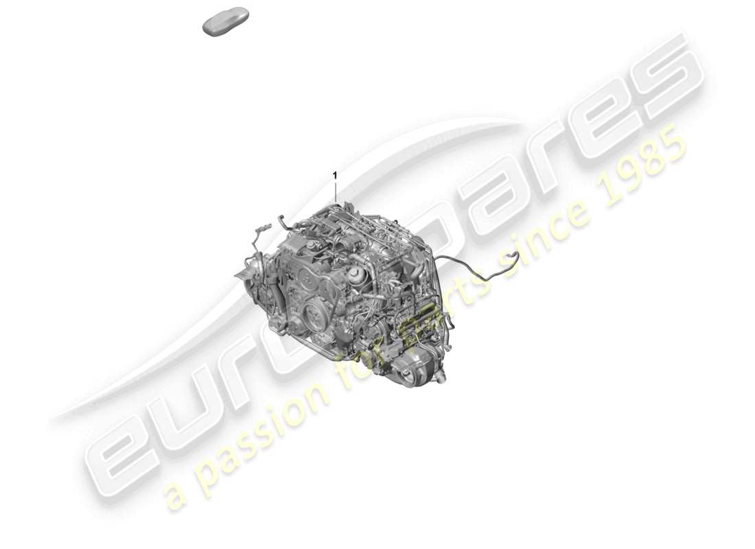porsche 2022 (992-1 turbo / s) replacement engine parts diagram
