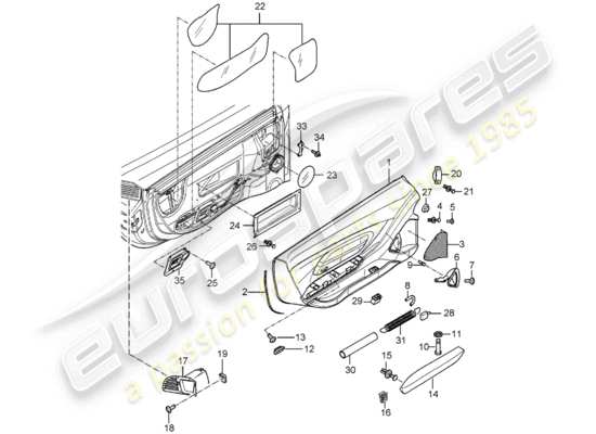 a part diagram from the porsche carrera gt (2004) parts catalogue