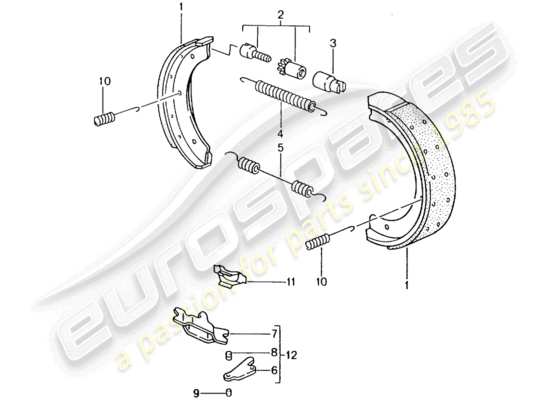 a part diagram from the porsche 996 gt3 parts catalogue