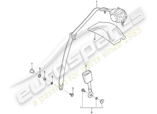 a part diagram from the porsche carrera gt (2005) parts catalogue