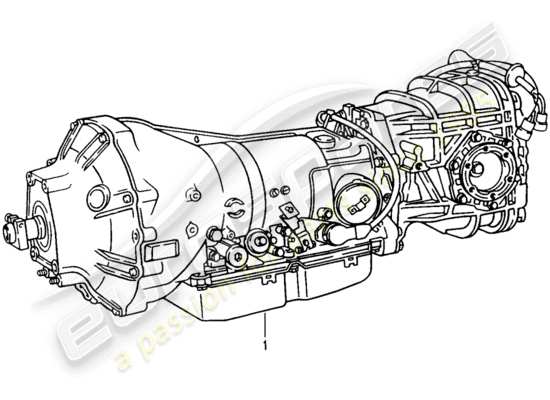 a part diagram from the porsche replacement catalogue (2012) parts catalogue