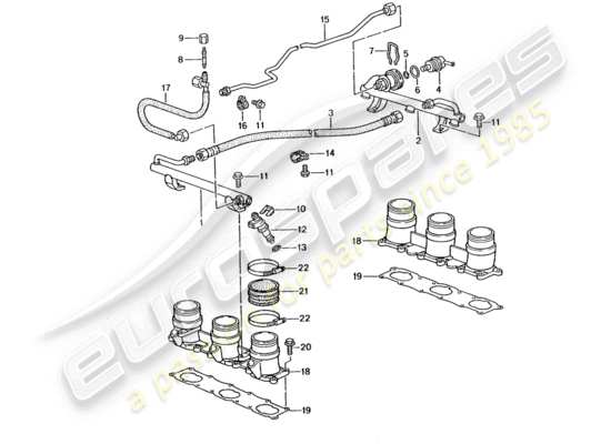 a part diagram from the porsche 996 gt3 (2004) parts catalogue