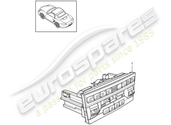 a part diagram from the porsche boxster 987 (2009) parts catalogue