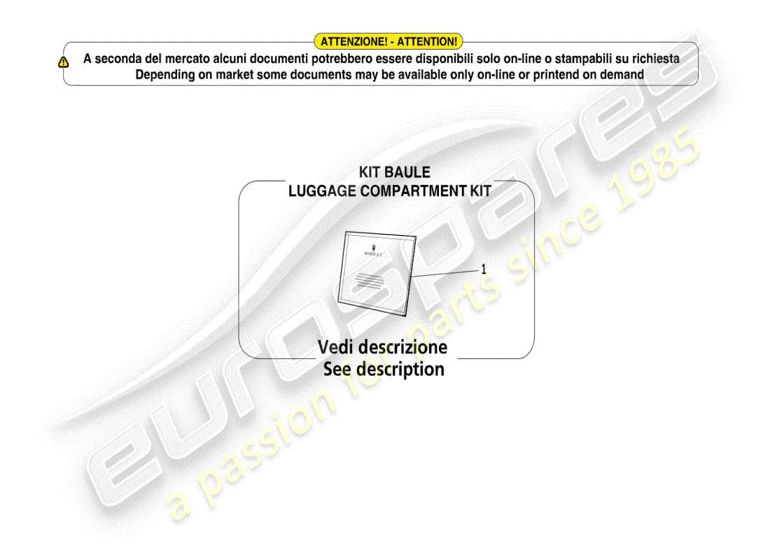 a part diagram from the maserati mc20 parts catalogue