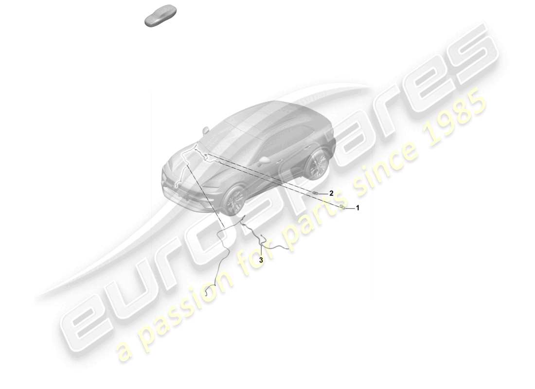 porsche 2026 (macan-e) hose front water jet part diagram