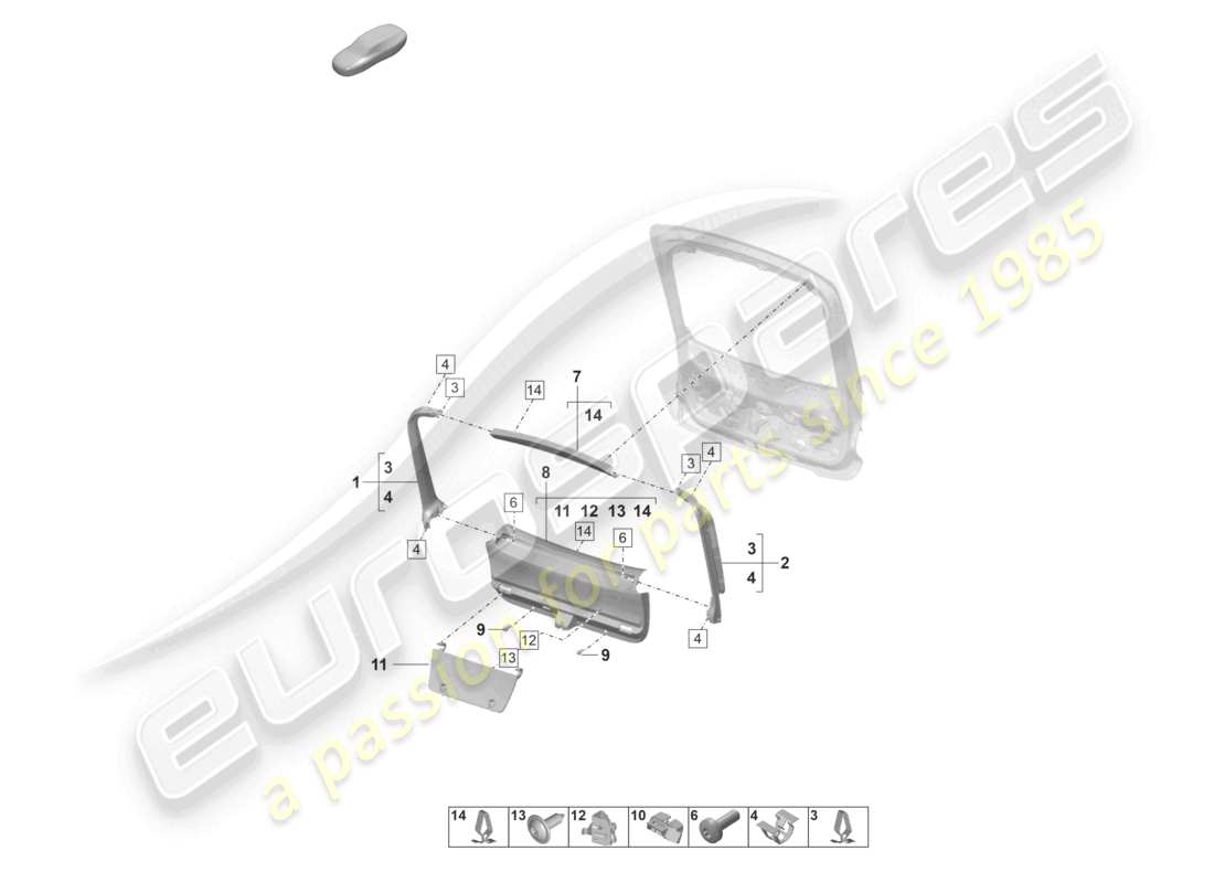 part diagram containing part number 974867602b 3g0
