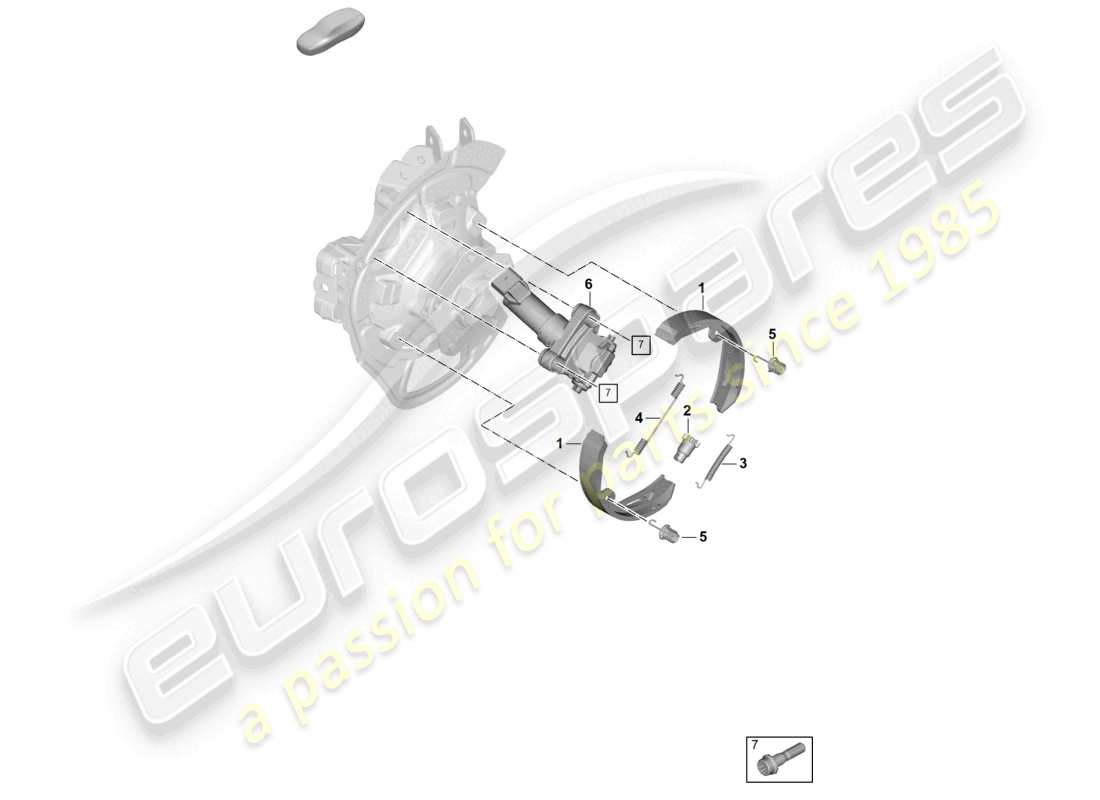 a part diagram from the porsche 2026 (panamera 976) parts catalogue