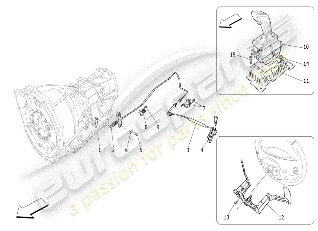 a part diagram from the maserati ghibli (2021) parts catalogue