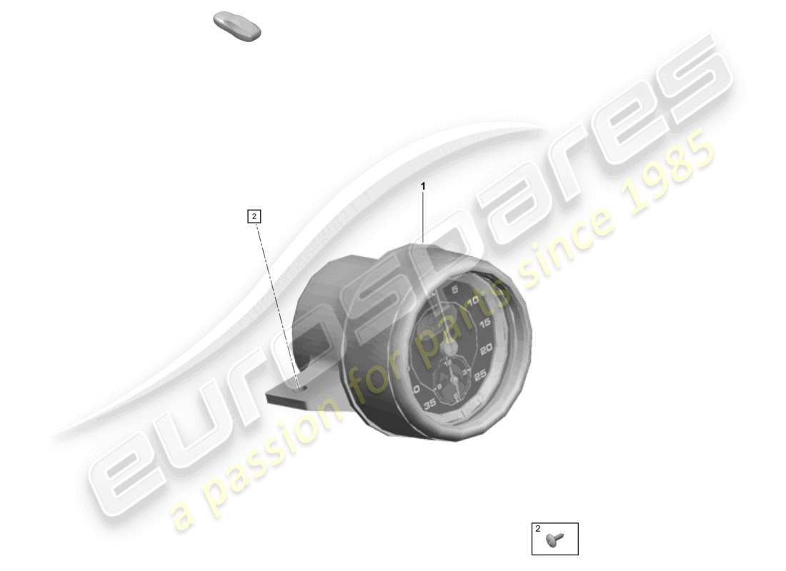 porsche 2025 (718 boxster spyder) stopwatch parts diagram