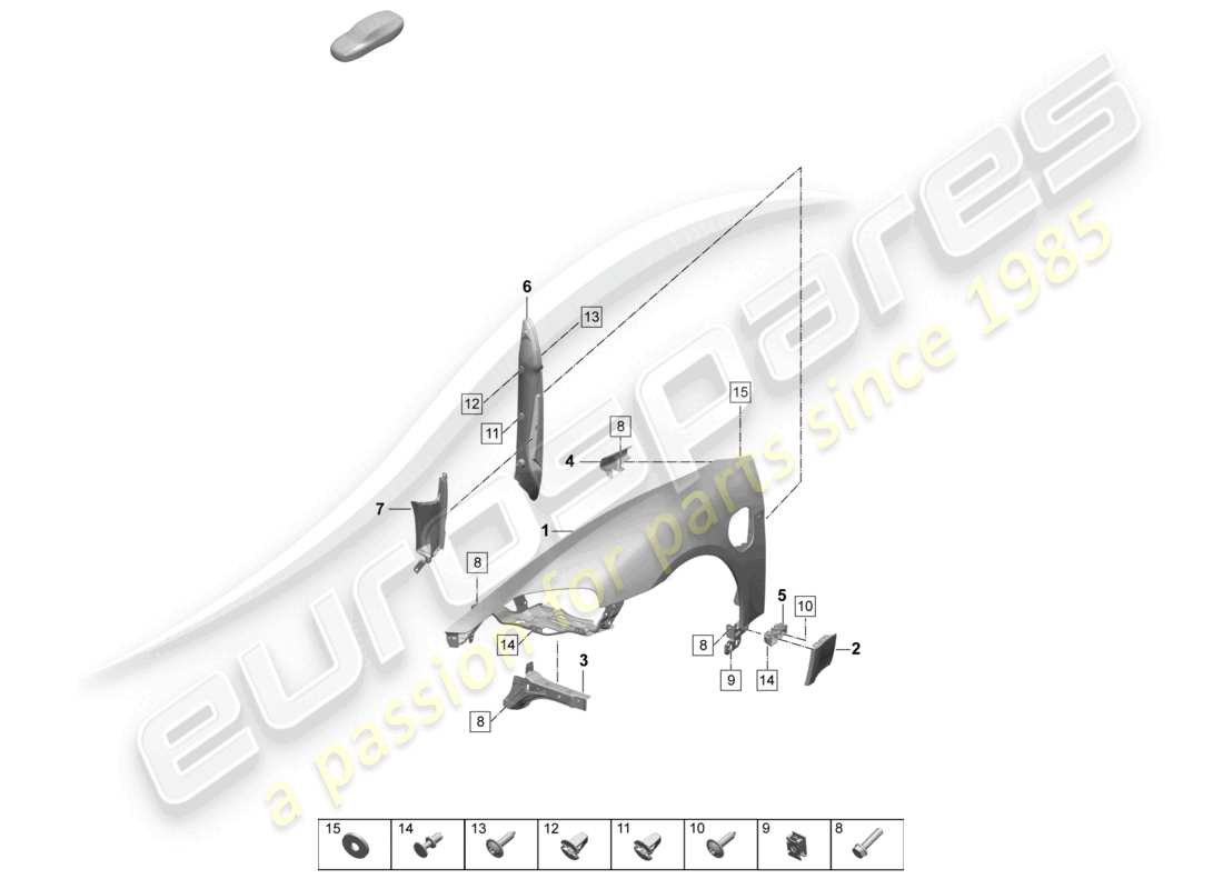 part diagram containing part number n 10321003