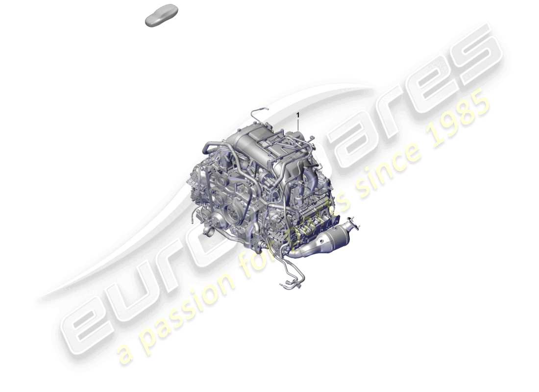 a part diagram from the porsche 2023 (718 cayman gt4) parts catalogue