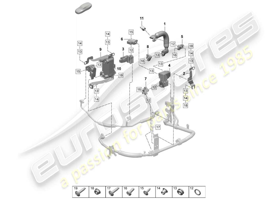 part diagram containing part number paf910896