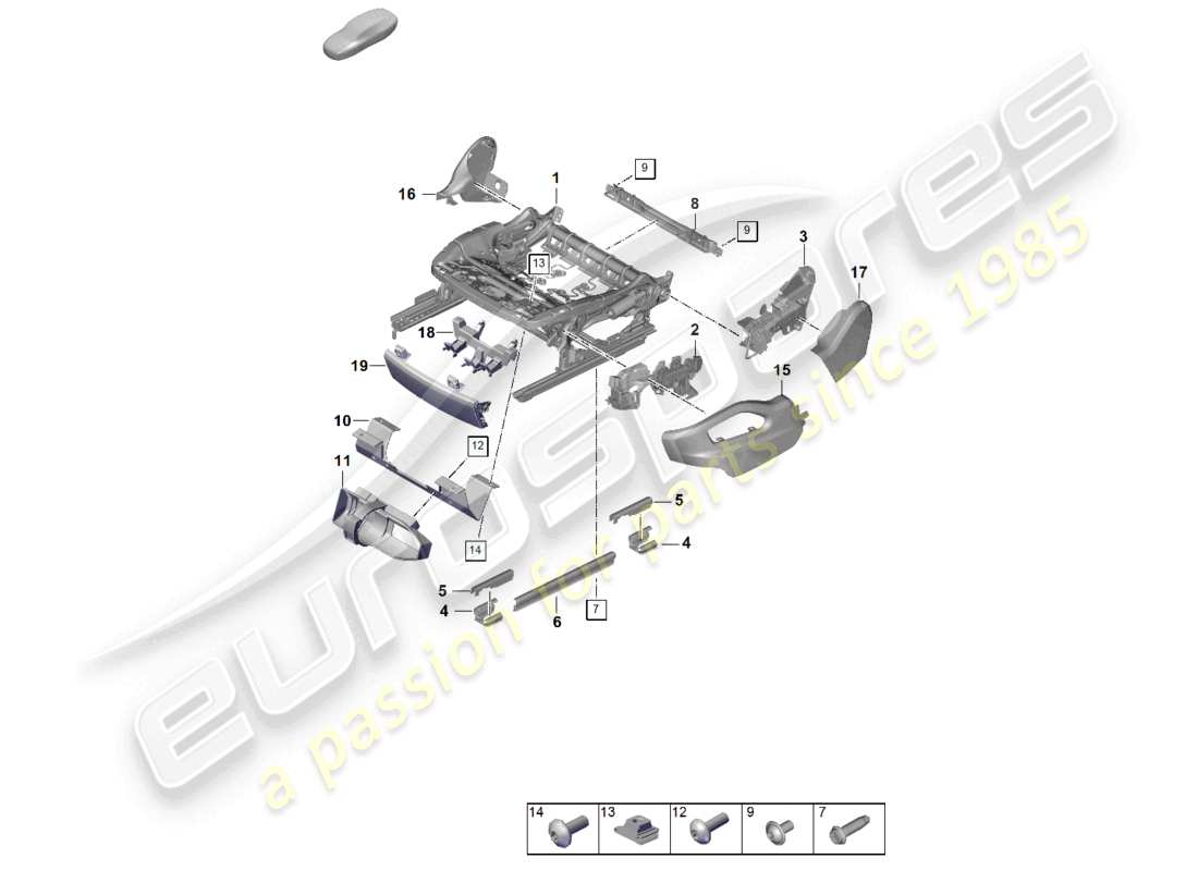 a part diagram from the porsche 2024 (cayenne e3 pa) parts catalogue