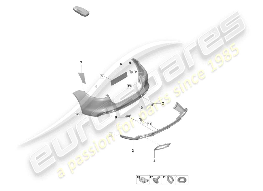 a part diagram from the porsche 2023 (panamera 971-2) parts catalogue