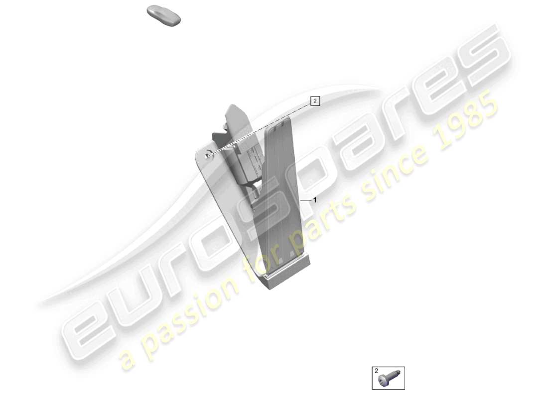 a part diagram from the porsche 2021 (718 cayman gt4) parts catalogue