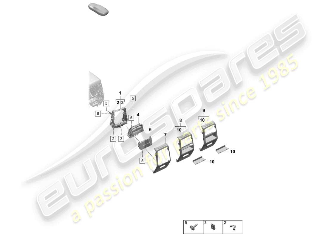 part diagram containing part number 95c864075b blk