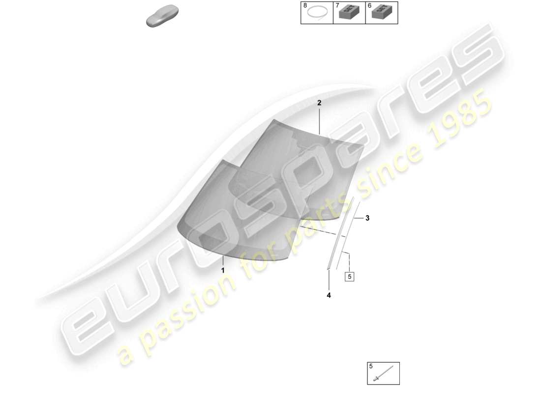 a part diagram from the porsche macan parts catalogue