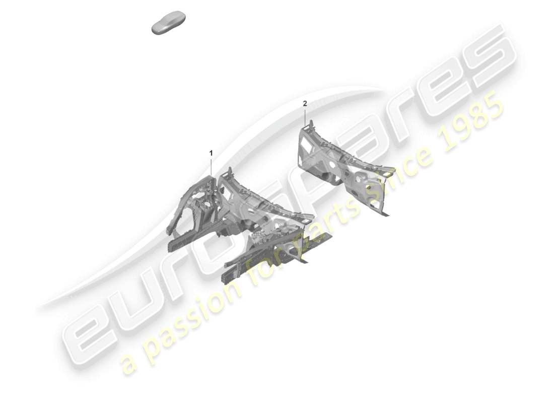 a part diagram from the porsche panamera parts catalogue