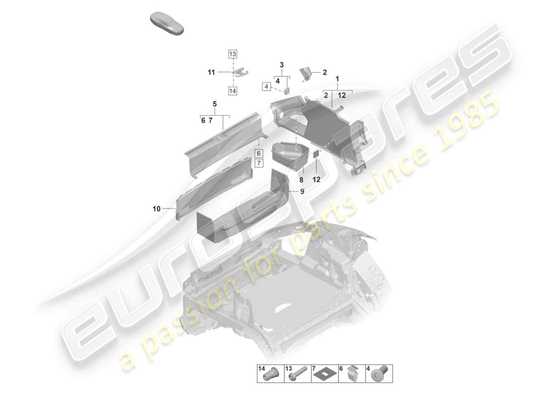 part diagram containing part number pad867707 1e0