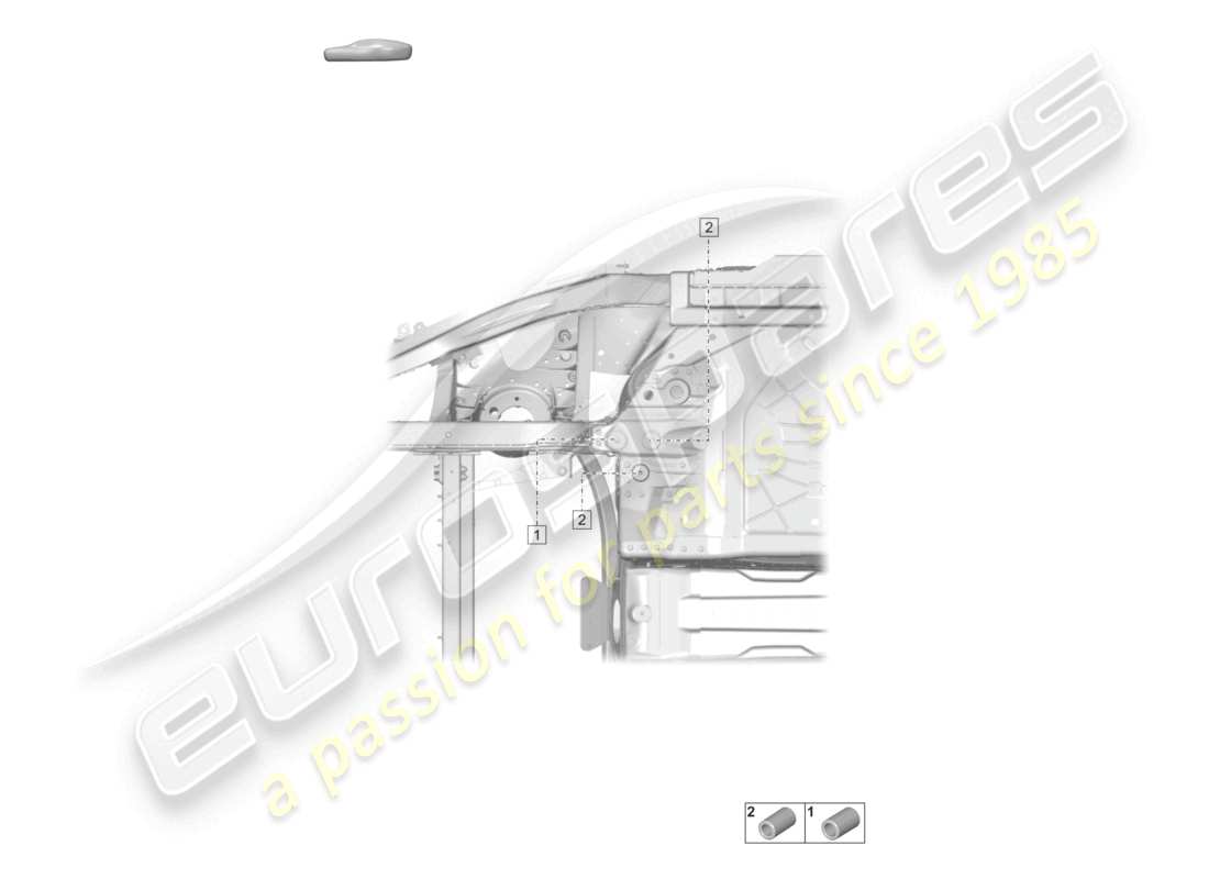part diagram containing part number paf008980