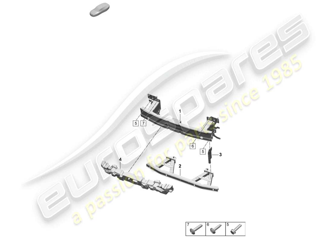 a part diagram from the porsche macan parts catalogue