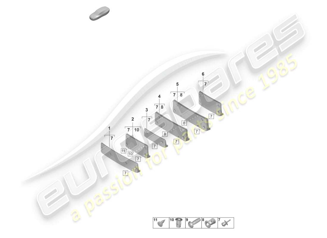 part diagram containing part number 971807287abok1