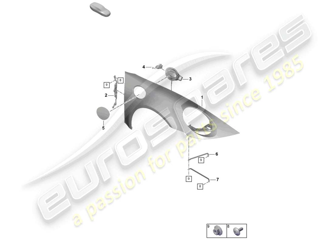part diagram containing part number 992809714b