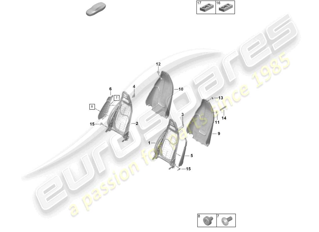 part diagram containing part number 992898054a