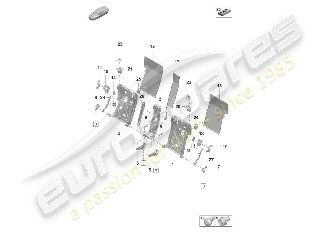 part diagram containing part number pad886748 os1