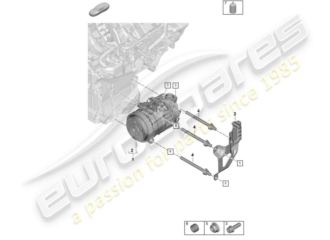 part diagram containing part number pab81680300