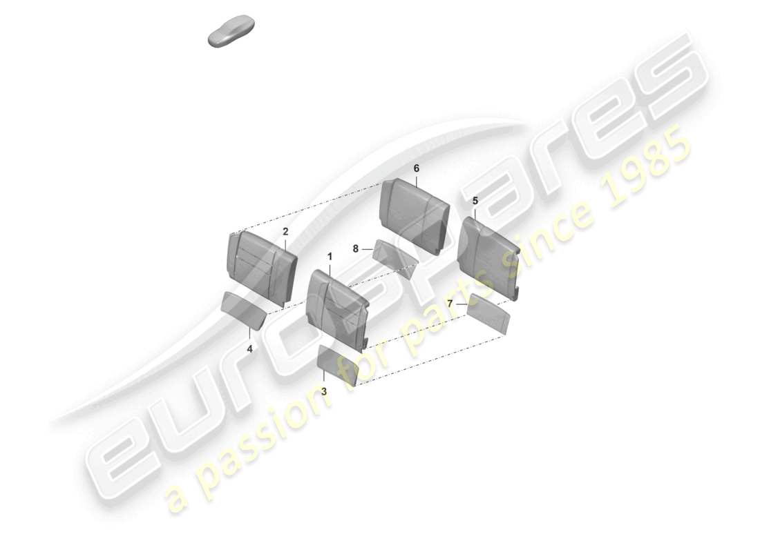 a part diagram from the Porsche 2025 (992-2) parts catalogue