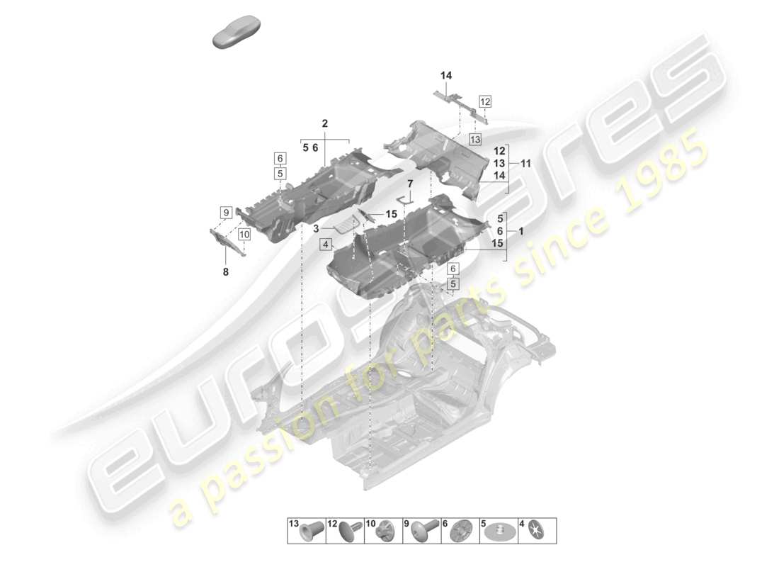 VIEW PARTS DIAGRAMS FROM THE PORSCHE PANAMERA PARTS CATALOGUE a part diagram from the porsche panamera parts catalogue